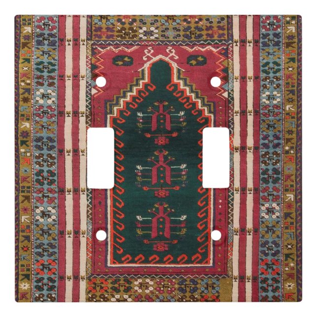 Oriental Antique Kilim Rug   Light Switch Cover (Front)