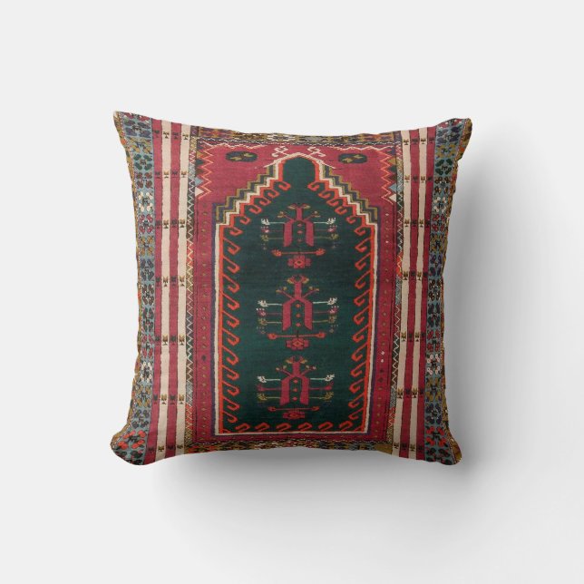 Oriental Antique Kilim Rug   Throw Pillow (Front)
