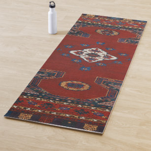 Oriental Antique Persian Turkish Carpet Yoga Mat