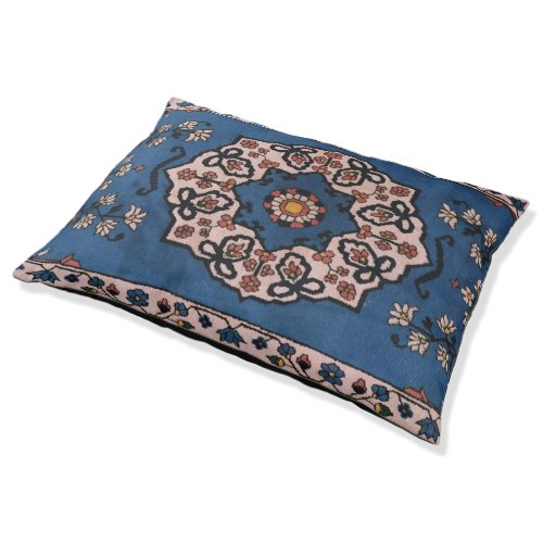 Oriental Antique Persian Turkish Kilim Carpet Blue Pet Bed