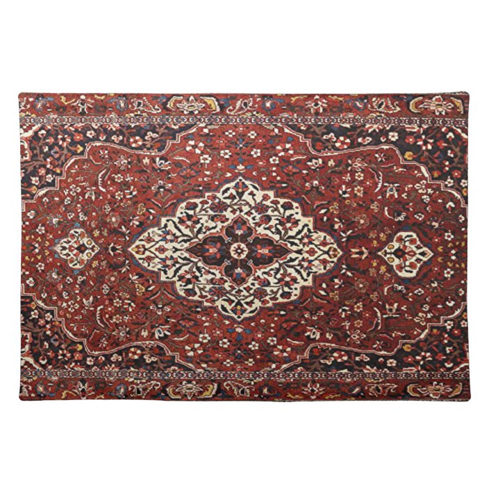 Oriental Antique Persian Turkish Rug Cloth Placemat