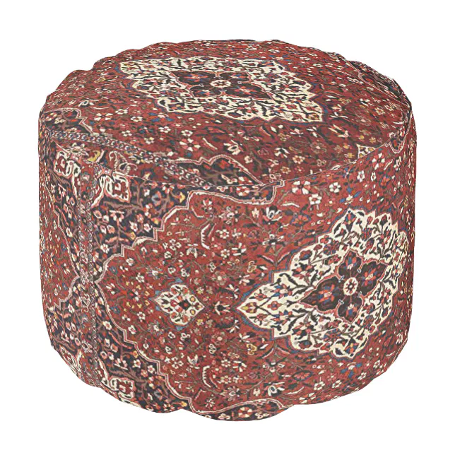 Oriental Antique Persian Turkish Rug Pouf Zazzle