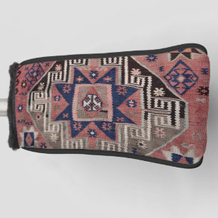 Oriental Antique Red Kilim Rug   Golf Head Cover