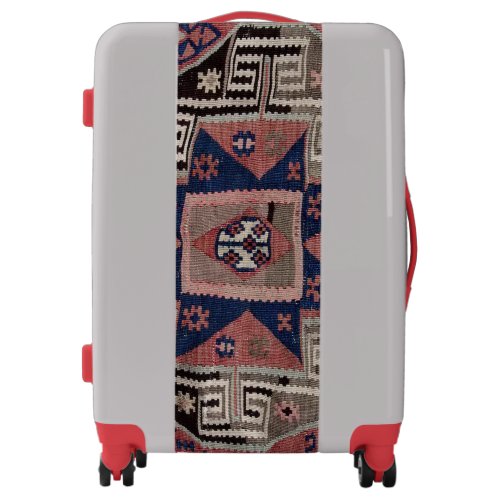 Oriental Antique Red Kilim Rug  Luggage