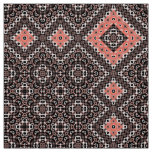 Oriental, Arabic, ornament, brown, red, ethnic, Fabric