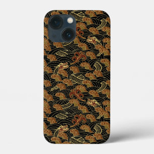 Oriental Asian Art Sea Serpent iPhone 13 Mini Case