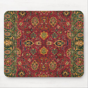 Oriental Asian Rug Pattern Mouse Pad