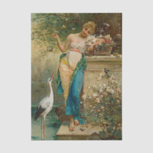 Oriental Beauty by Hans Zatzka Tissue Paper