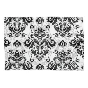 Oriental Black & White: Classic Texture Pillow Case