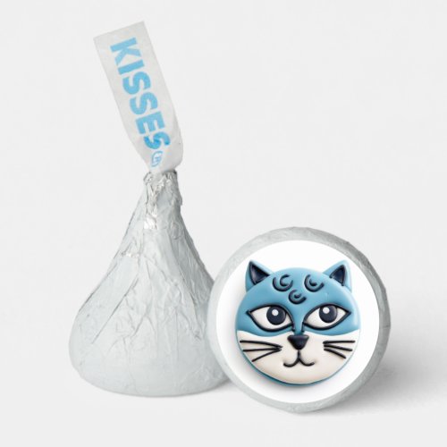 Oriental Blue Cat 3D Inspired Hersheys Kisses