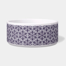 Oriental Blue White Turkish Rosette Geometric Art