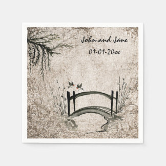Oriental bridge Theme Napkins