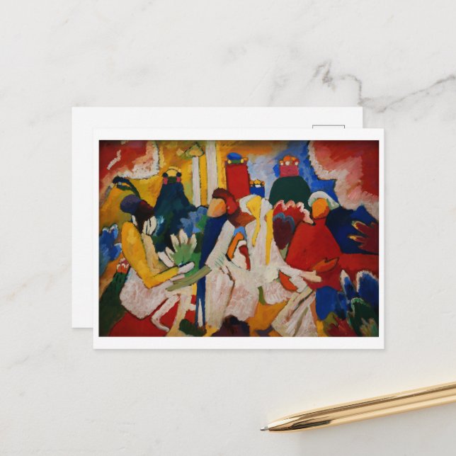 Oriental by Wassily Kandinsky  Postcard (Front/Back In Situ)