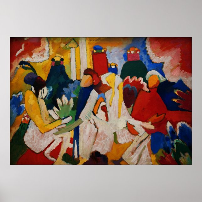 Oriental by Wassily Kandinsky Poster (Front)