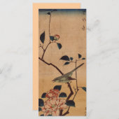 Oriental Camellia and Warbler (Front/Back)