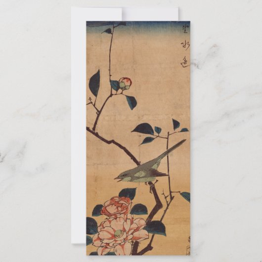 Oriental Camellia and Warbler (Front)