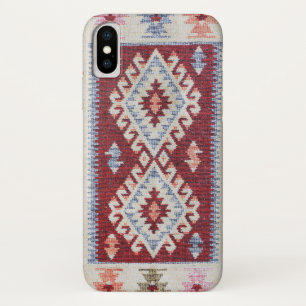 Oriental carpet. Ethnic decorative background. iPhone X Case