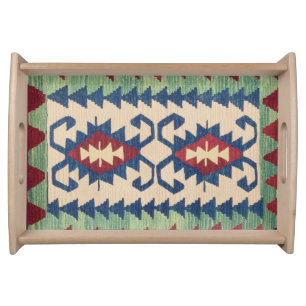 Oriental Carpet Killim Serving Tray