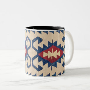 Oriental Carpet Killim Two-Tone Coffee Mug