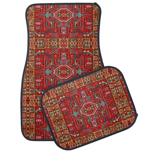 Oriental Carpet Repeating Pattern Photo Print Car Mat