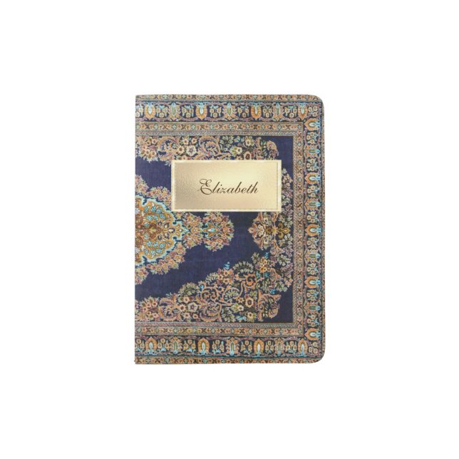 Oriental Carpet Rug Killim Passport Holder (Front)