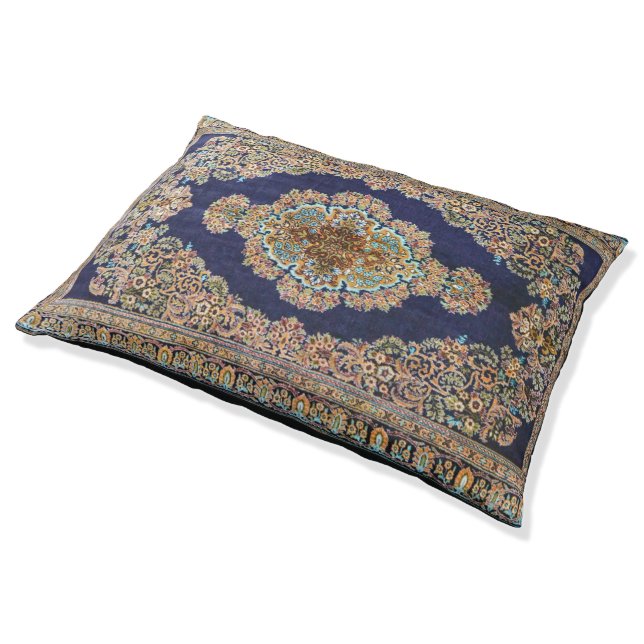 Oriental Carpet Rug Killim Pet Bed (Angled)