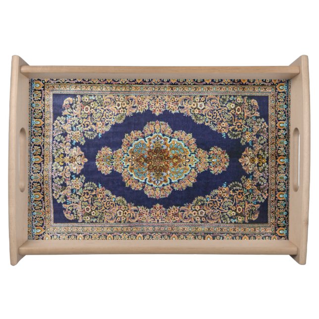 Oriental Carpet Rug Killim Serving Tray (Front)
