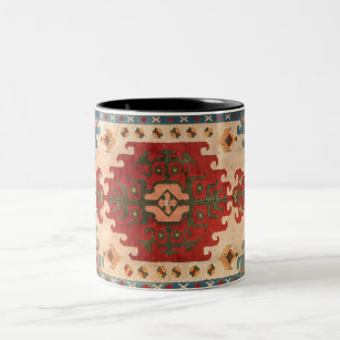 Oriental Carpet Rug Two-Tone Coffee Mug