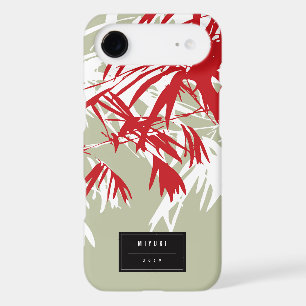 Oriental Chic Asian Chinese Moss Bamboo Leaves Zen iPhone 17 Air Case
