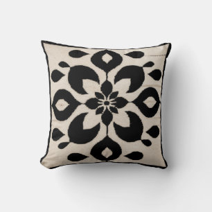 Oriental Chic: Black and White Kilim Pillows