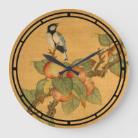 Oriental Chinese Birds And Fruit