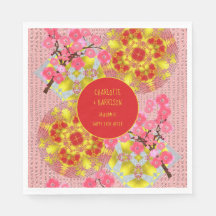 Oriental Chinese Cherry Blossom Personalized