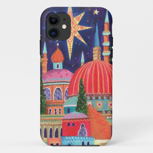 Oriental City Christmas Holiday iPhone 11 Case