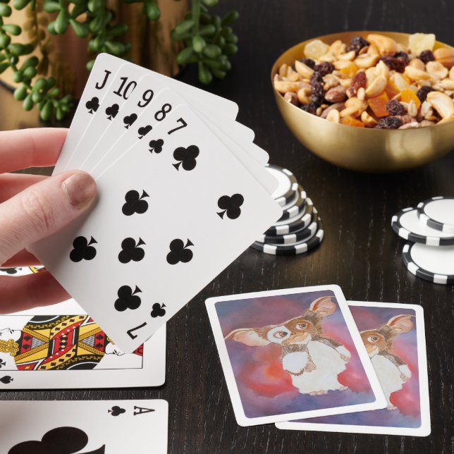 Oriental Creature Painting by Alfred Fox Poker Cards (In Situ)