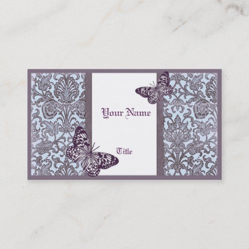 Oriental Damask(Purple)Business Card