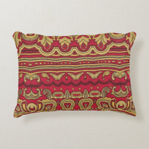 Oriental Decor: Abstract Closeup Accent Pillow