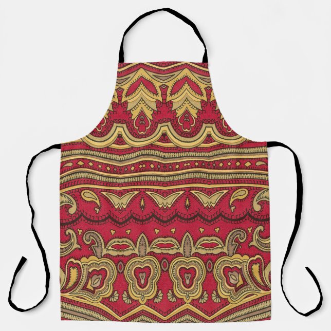 Oriental Decor: Abstract Closeup Apron (Front)