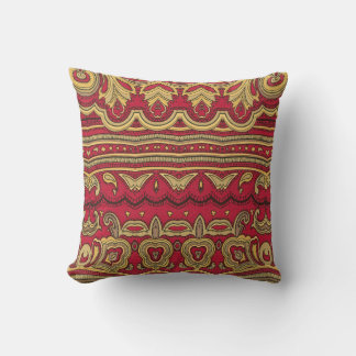 Oriental Decor: Abstract Closeup Throw Pillow