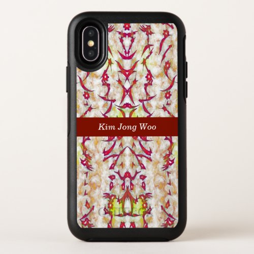 Oriental Design with Lines and Colors OtterBox Symmetry iPhone XS Case