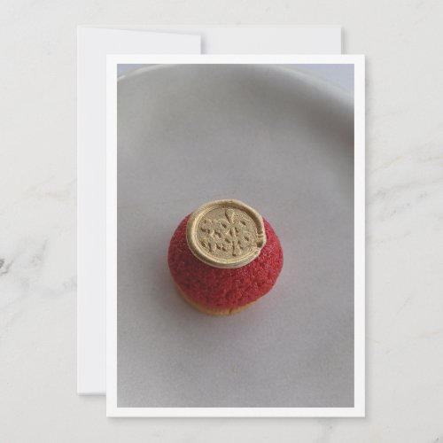 Oriental dessert holiday card