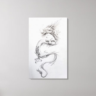 Oriental Dragon Canvas Print