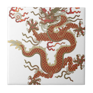 Oriental Dragon Ceramic Tile