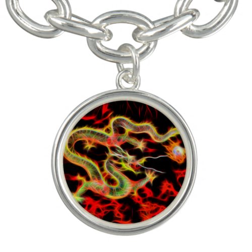 Oriental Dragon Fire on Lucky Energy Bracelet