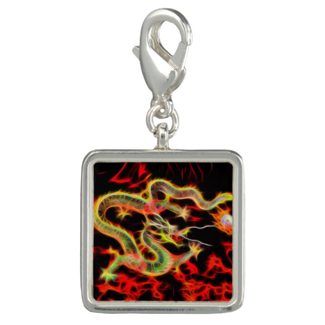 Oriental Dragon Fire on Lucky Energy Charm (Front)