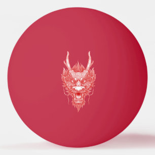 Oriental Dragon Head Ping Pong Ball
