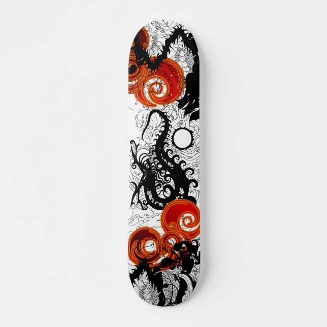 Oriental Dragon Skateboard Deck (Front)