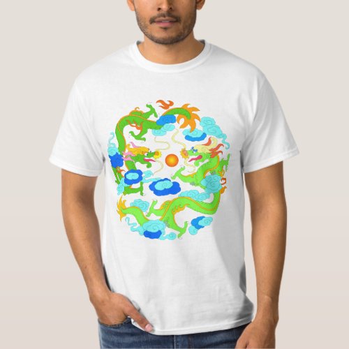 Oriental Dragons  Chinese dragons version 1 T_Shirt