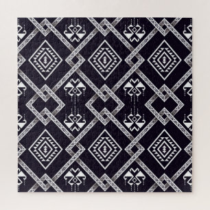 Oriental ethnic, traditional seamless background. jigsaw puzzle