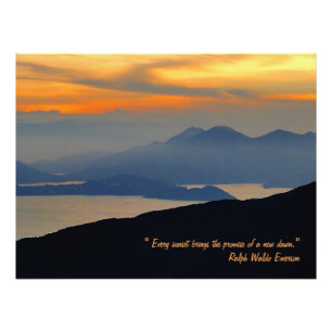 Oriental Evening Mist Poster Print