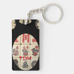 Oriental expression keychain